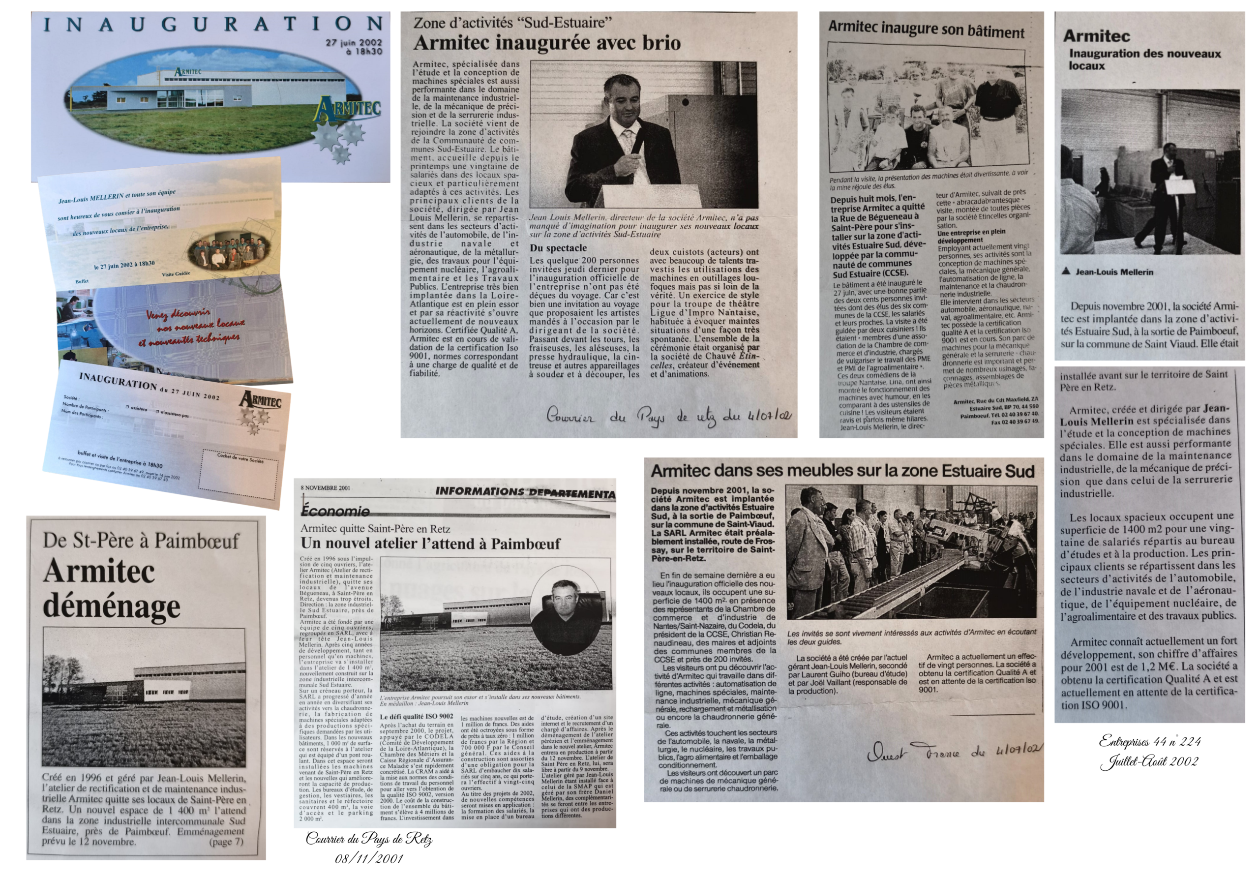 Inauguration nouveau bâtiment Armitec