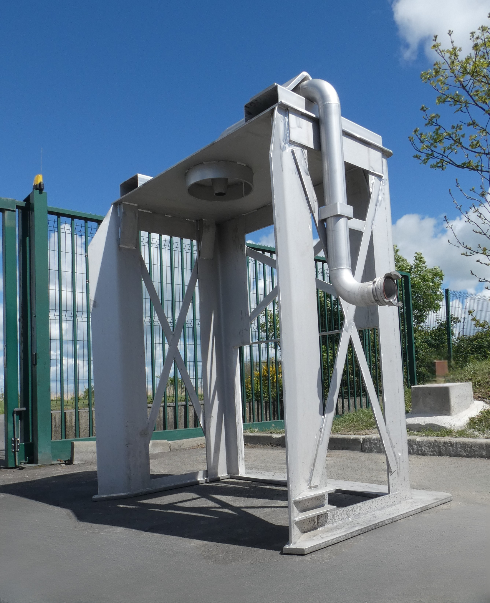 cage vidange d’acides raccordement latéral